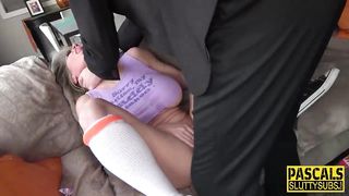 Bdsm milf gets plowed and throated