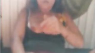 she gets excited looking at my cock
