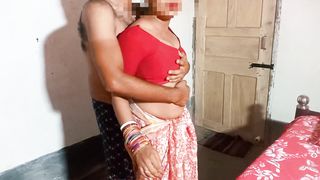 After the wife went to the office, the husband gave a tremendous fuck to the maid. in clear Hindi voice