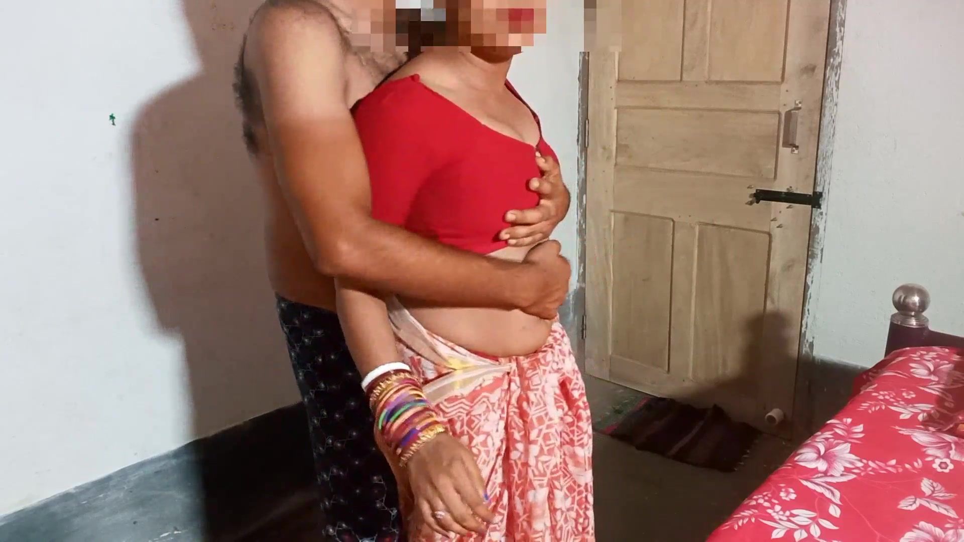 After the wife went to the office, the husband gave a tremendous fuck to the maid. in clear Hindi voice