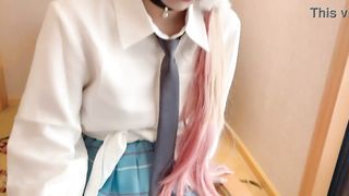 The who plays role-playing has no money to buy clothes, so she comes out to make money, watch the beginning of the video and make an appointment