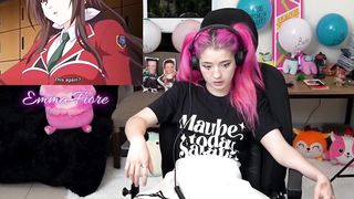 Cute Teen Reacts to Hentai Porn - Emma Fiore