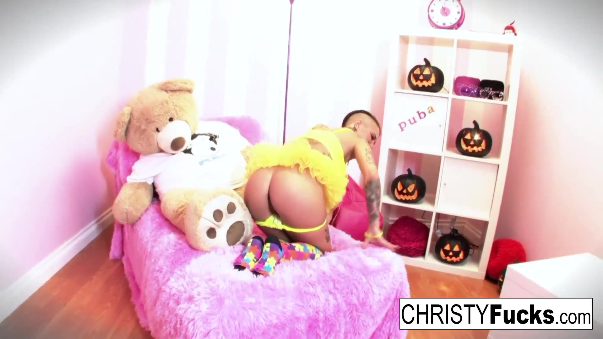 Christy Mack dresses up for Halloween