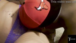 PAWG GILF TAKES BLACK COCK CREAMPIE ON THE COUCH IN FRONT OF HER CUCKOLD HUBBY