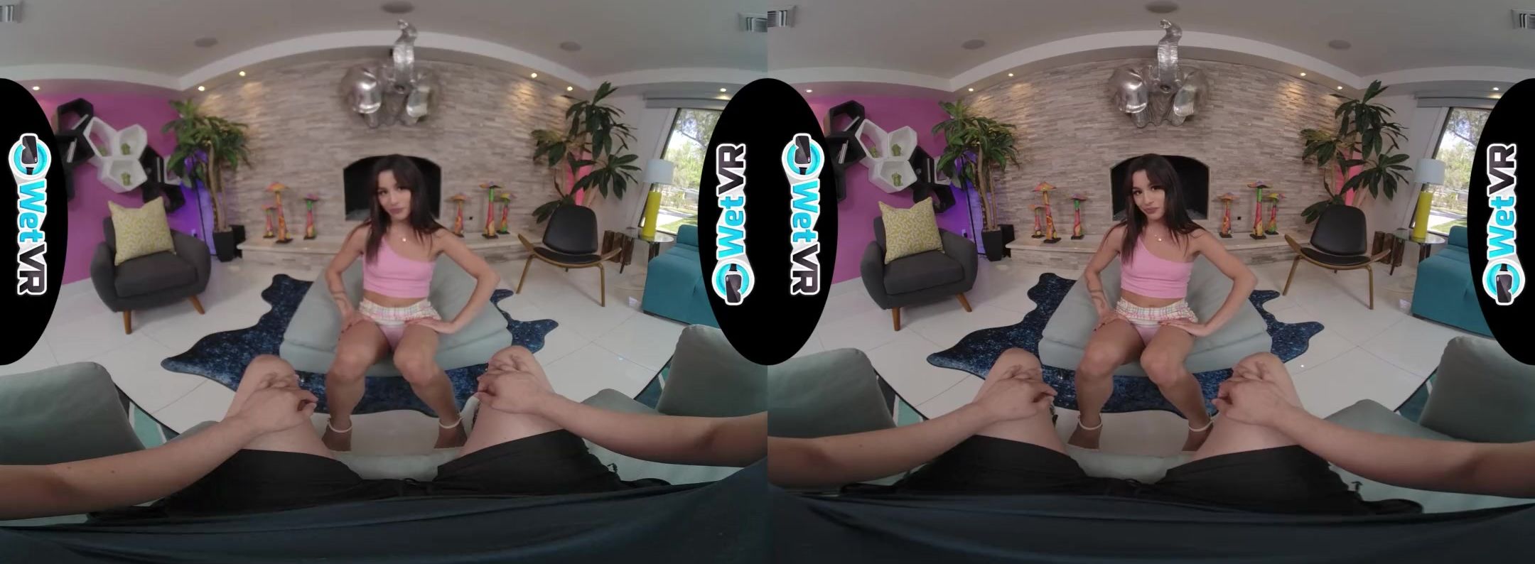 WETVR Brunette Bounces On Big Cock In Virtual Reality Porn