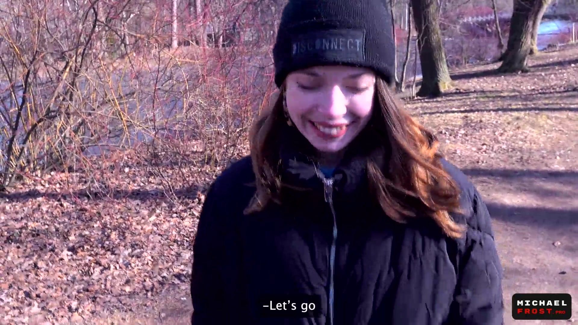 Try it! Street Bet With Stranger Girls - Public Agent - POV