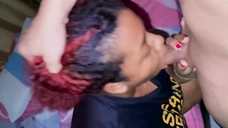 BBW goth girl with big tits wants to deepthroat and get pounded doggy style