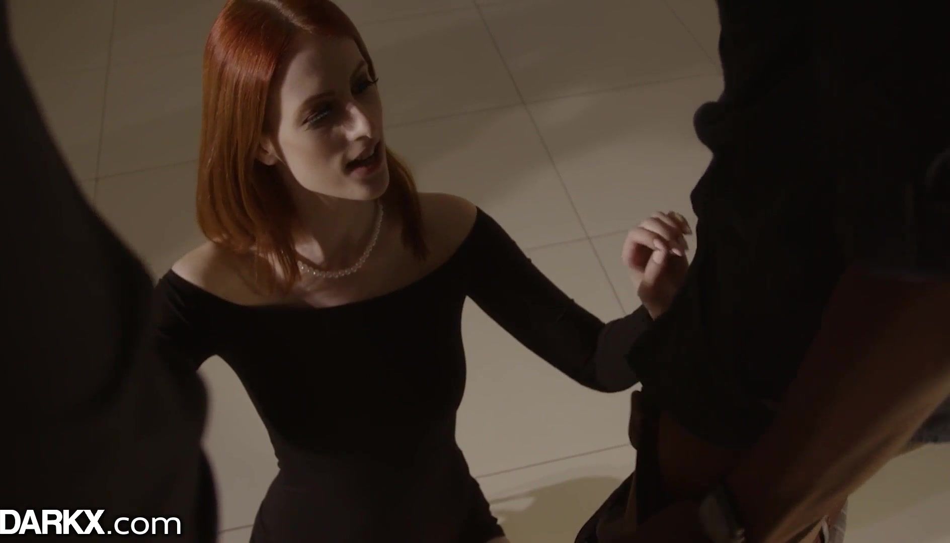 DarkX - I Refuse to Chose, Redhead Takes On Two BBC