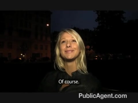 Blonde student Monika loves cock