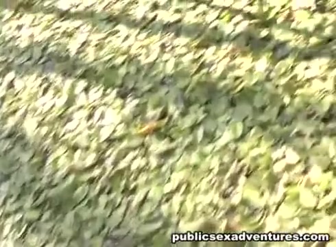 Hot outdoor fuck in the woods
