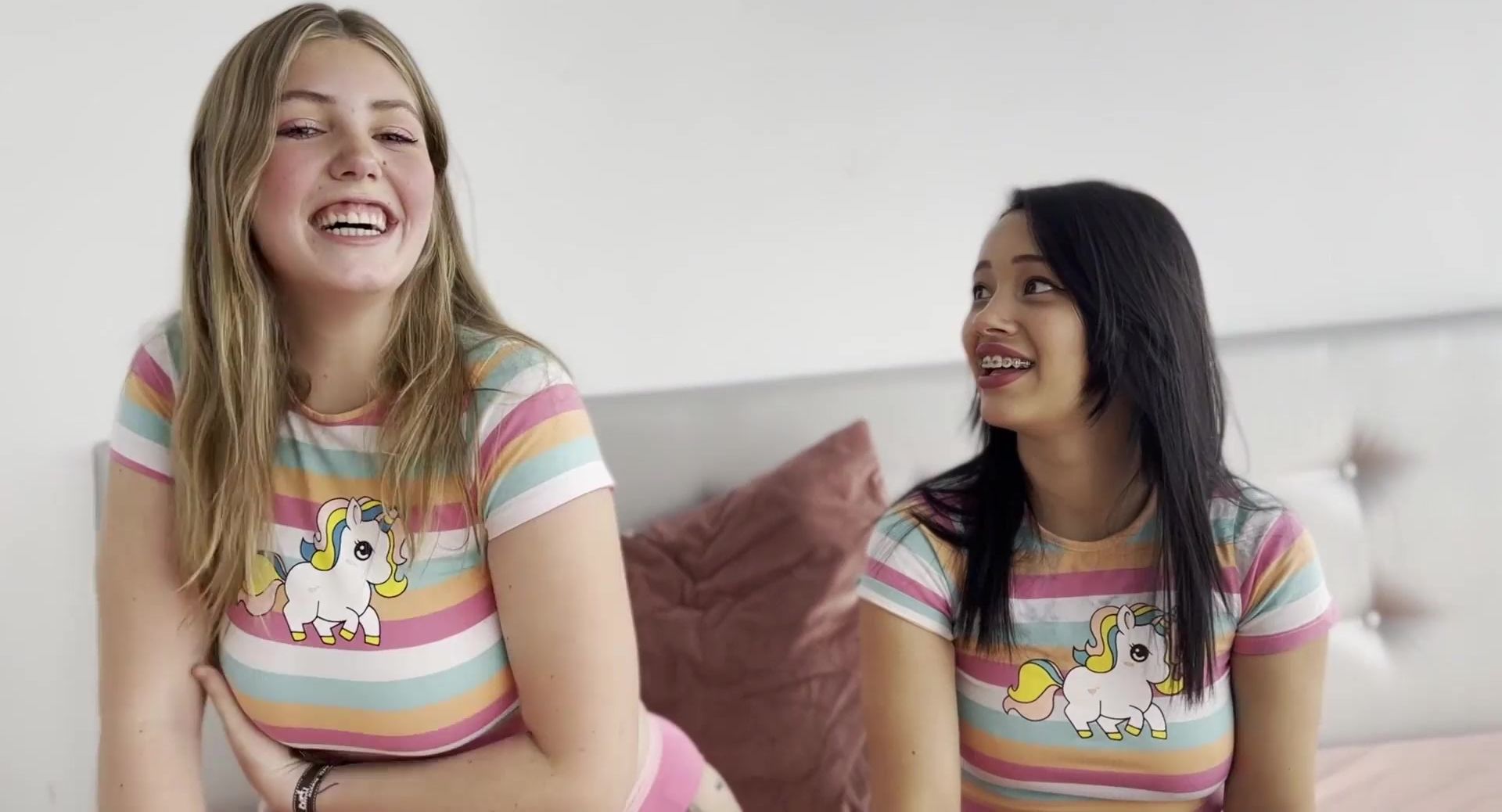 two goddesses fucking a lucky guy