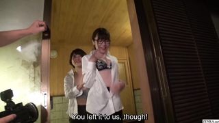 Japanese Female Employees Tasked with Filming A Huge Unfaithful Japanese Wives Hot Springs Swingers Party