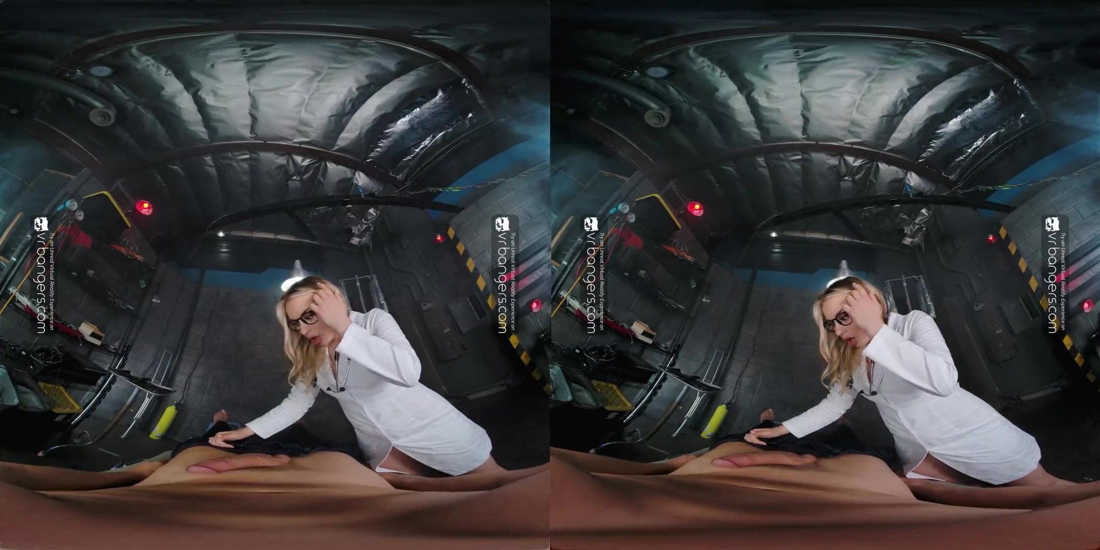 VR Bangers Sexy doctor's assistant Anna Claire Clouds testing new big dick for fuck VRPorn