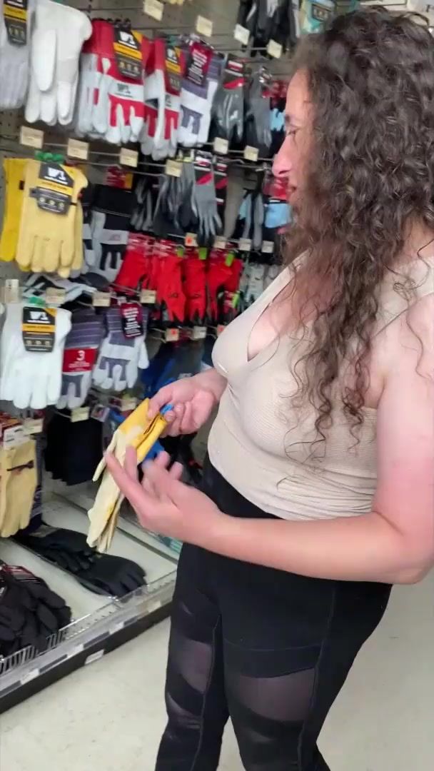Remote Control Lovense Lush Play in Public Ace Hardware Store Hiding Back Orgasms