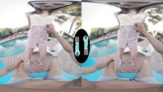 WETVR Skinny Agent Spreads Legs For Interracial Dick