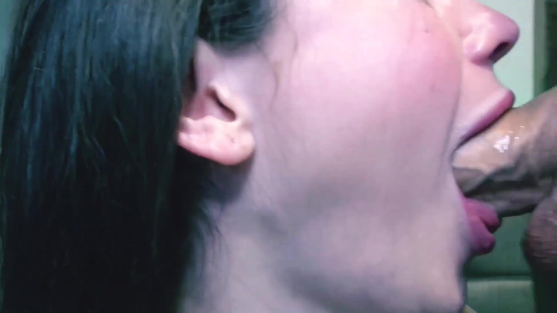 My girlfriend giving a blowjob