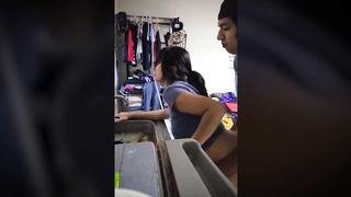 A good woman serves her man. Sex while I wash the dishes!