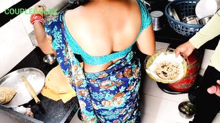 Desi Komal was made roti by her by taking out the land in the kitchen and started .
