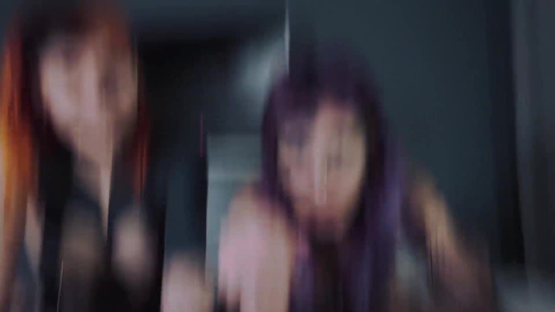 Emo girls have their roommate as a sex slave and fill their mouths with cum