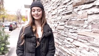 Nymphomaniac latina caught on the street