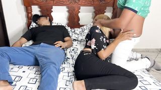My Friend Invited me to watch a Movie with his Girlfriend but his Girlfriend is with her Ass next to me and I couldn't Resist