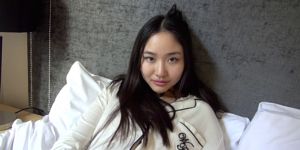 Gorgeous petite JAV teen Yumi Sugarbaby gives her ex hot goodbye sex
