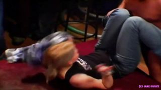 Crazy strippers seduced amateur ladies