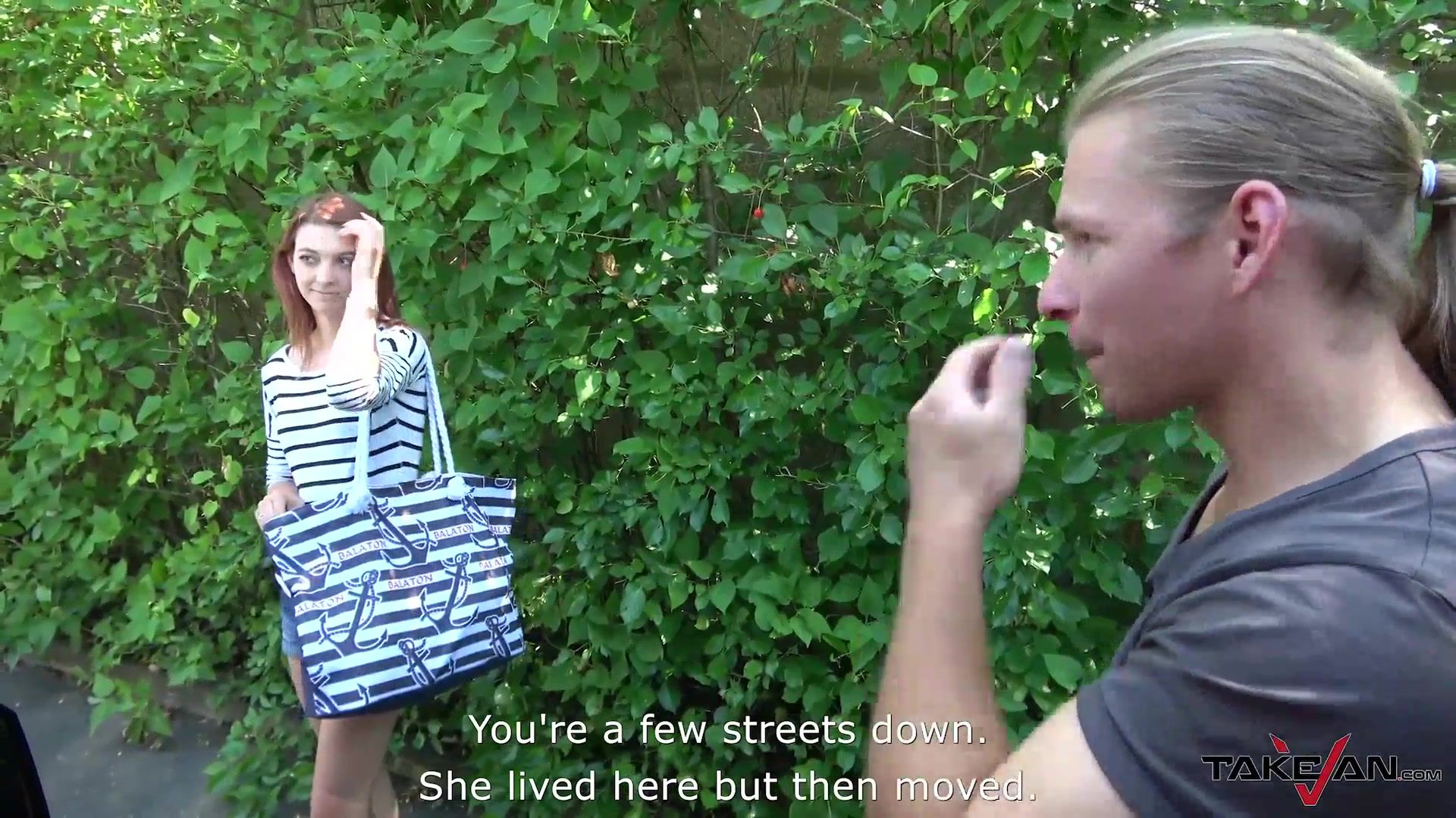 Horny Stud Bangs a Slim Hooker in the Moving Van
