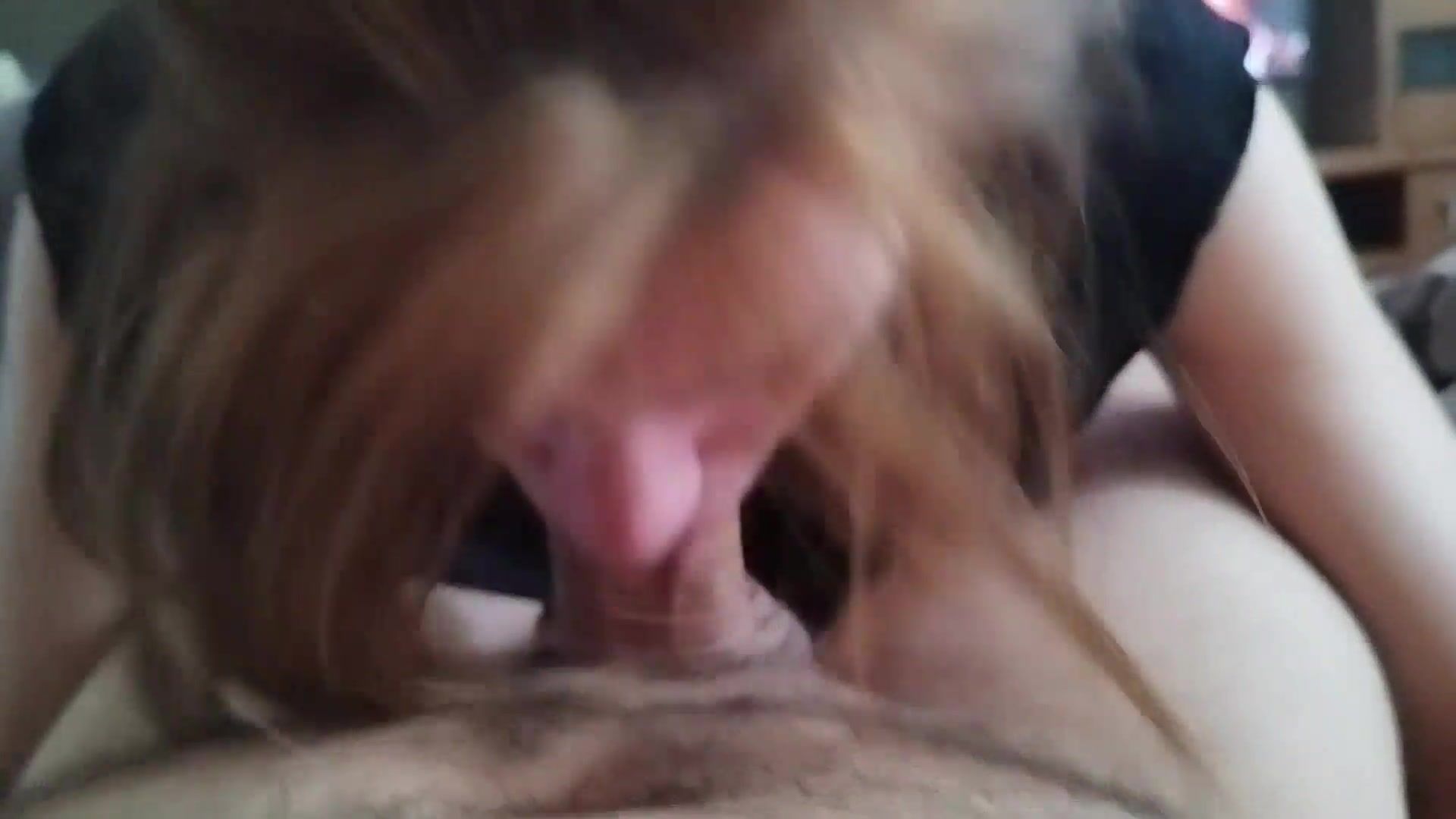 Massive unexpected Cumshot in Throat and keeps fucking her