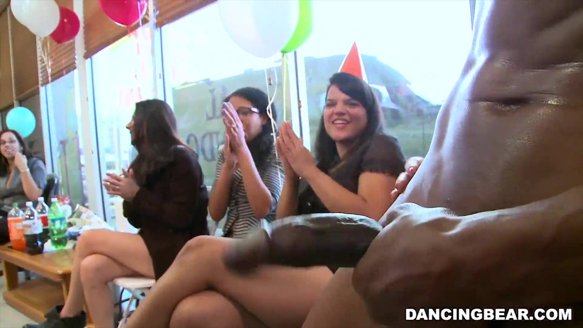 Alaina's Dancing Bear Birthday Fiesta with Big Dick Male Strippers