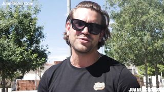 Public Jerking Off with a Fan