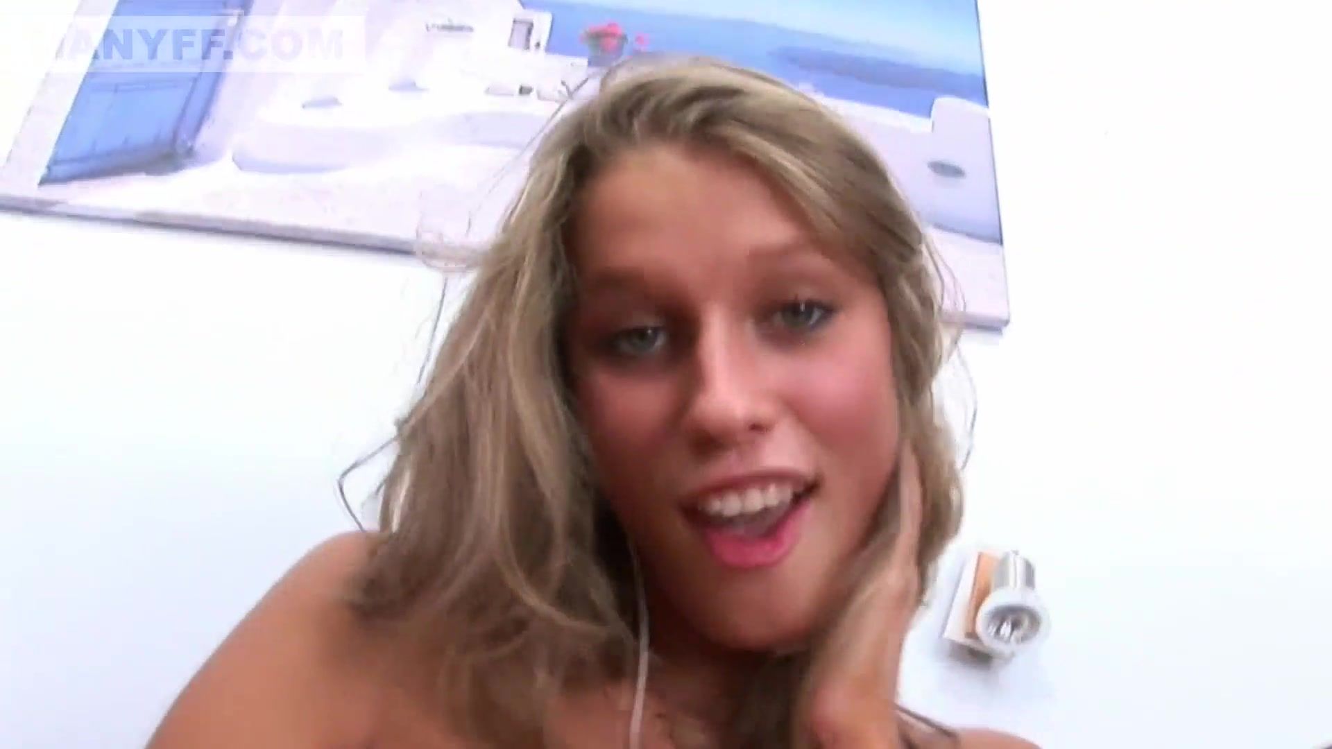 My stunning classmate masturbates in front of me