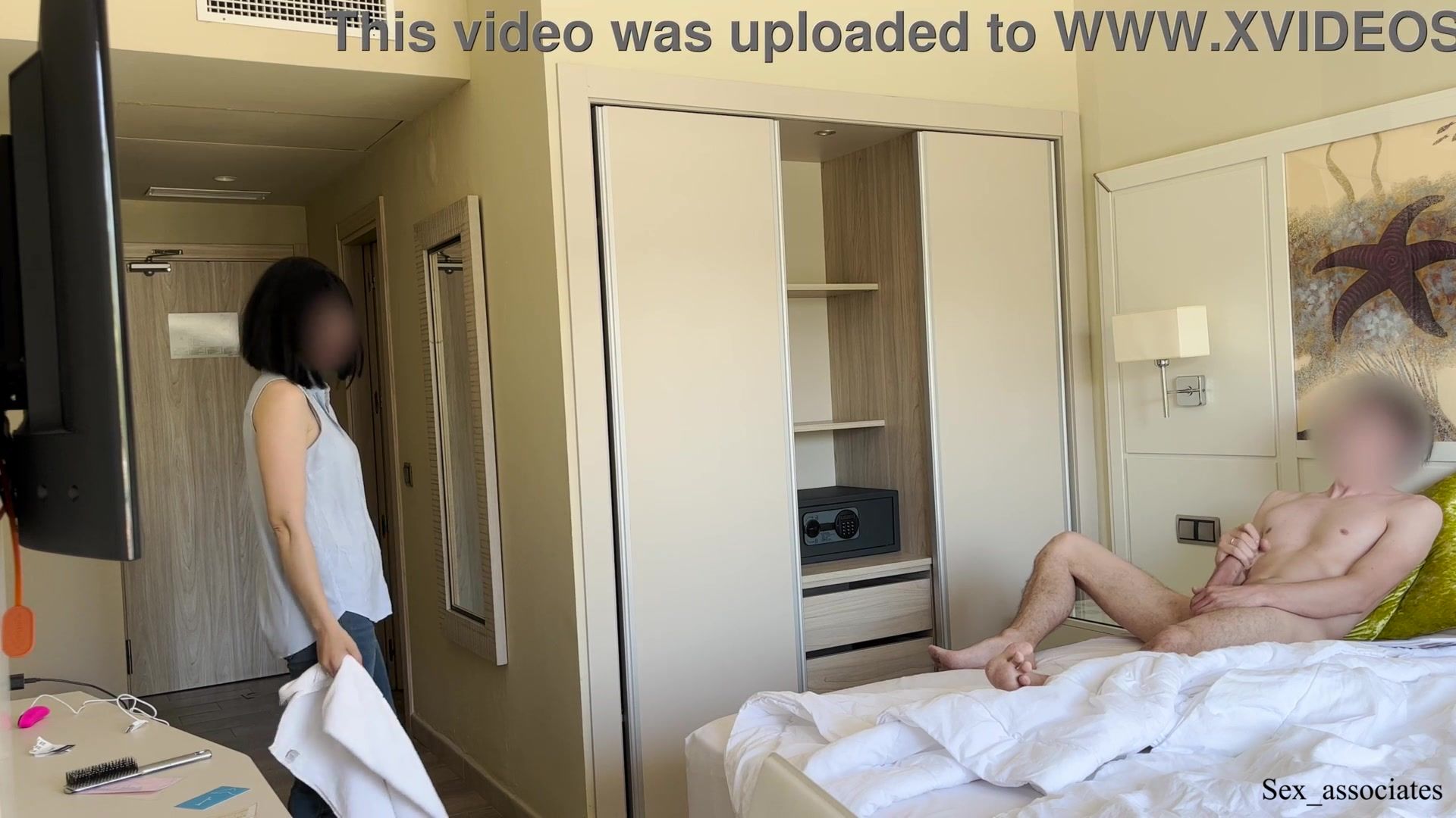 PUBLIC DICK FLASH. I pull out my dick in front of a hotel maid and she agreed to jerk me off.