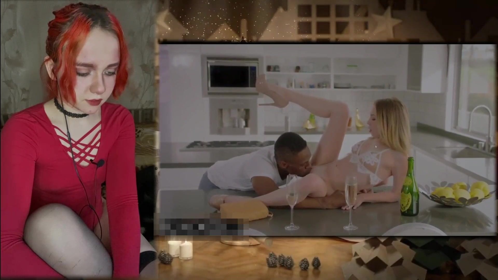 Girl Reacts to Extreme BBC Porn