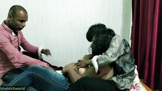 She was not ready for fucking Infront of boyfriend!! With clear audio