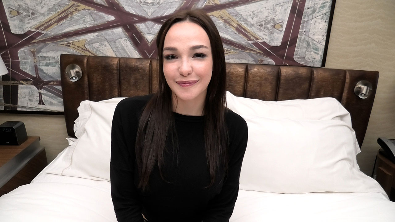 WOW this gorgeous teen has 32DD Natural tits