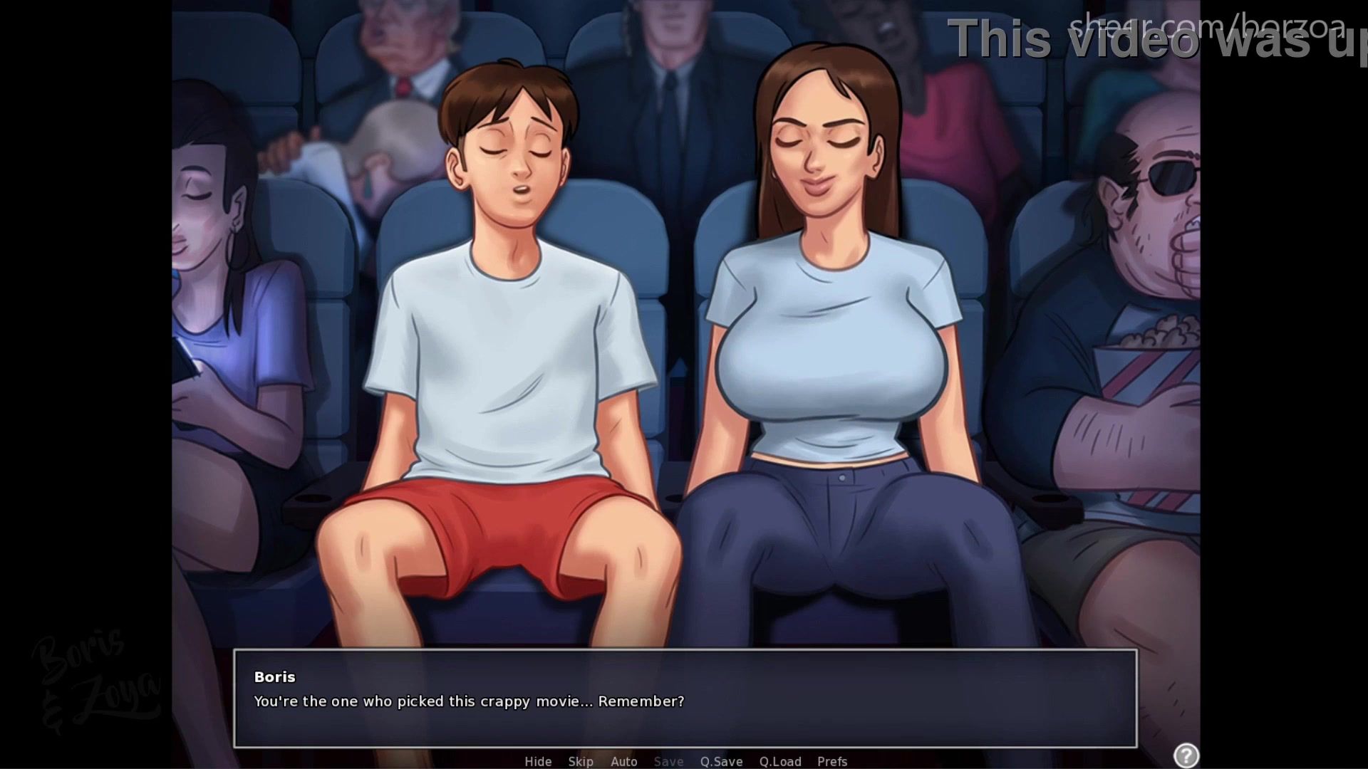 Stepsister:"Make me cum in cinema now"