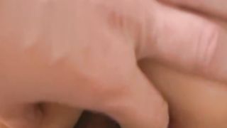 Facial expression of an anal firsttimer