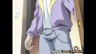 Busty Step mom gets caught masturbating by her step Son - Hentai.xxx