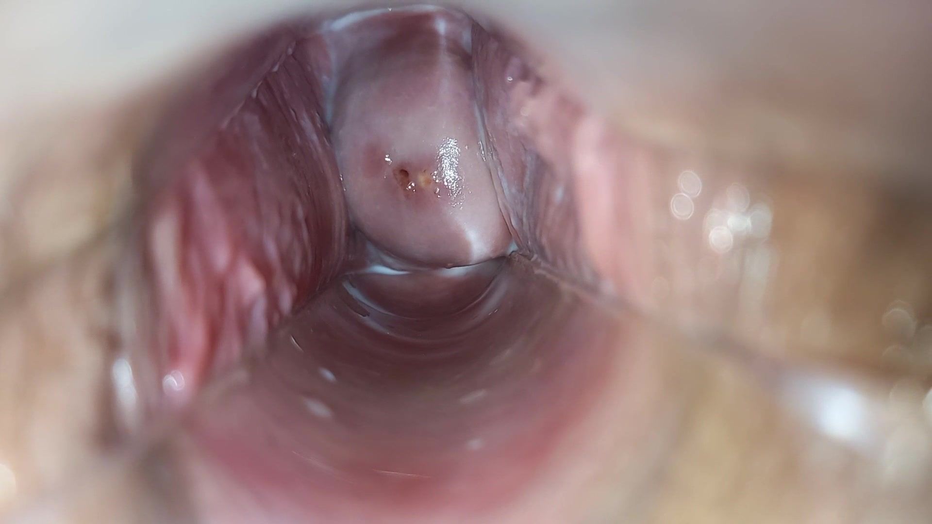 Pulsating orgasm inside vagina