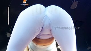 That's how I like it to be transparent and my nipples and thong are marked in the gym to feel many hot looks