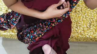 The maid started crying after making the domestic village maid a dog