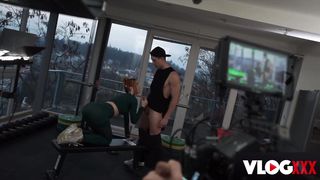 Deep Hot BTS With Stunning Redhead