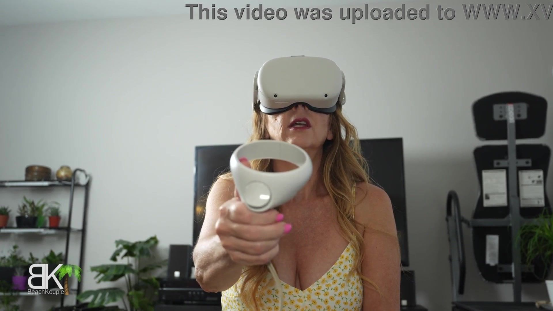 Dumb StepMom Tricked by VR Gamer StepSon - Scene 1of3 - FREE!