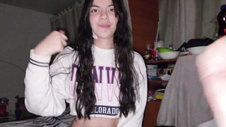 His best friend's girlfriend can play and strips naked for him