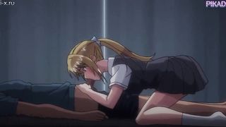 I'm your dirty stepsister, let's fuck without a condom. Will you cum in me? Uncensored hentai sex