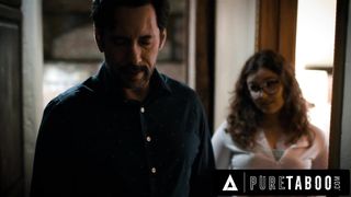 PURE TABOO Innocent Student Leana Lovings Tries To Seduce Menacing Professor Into Sex