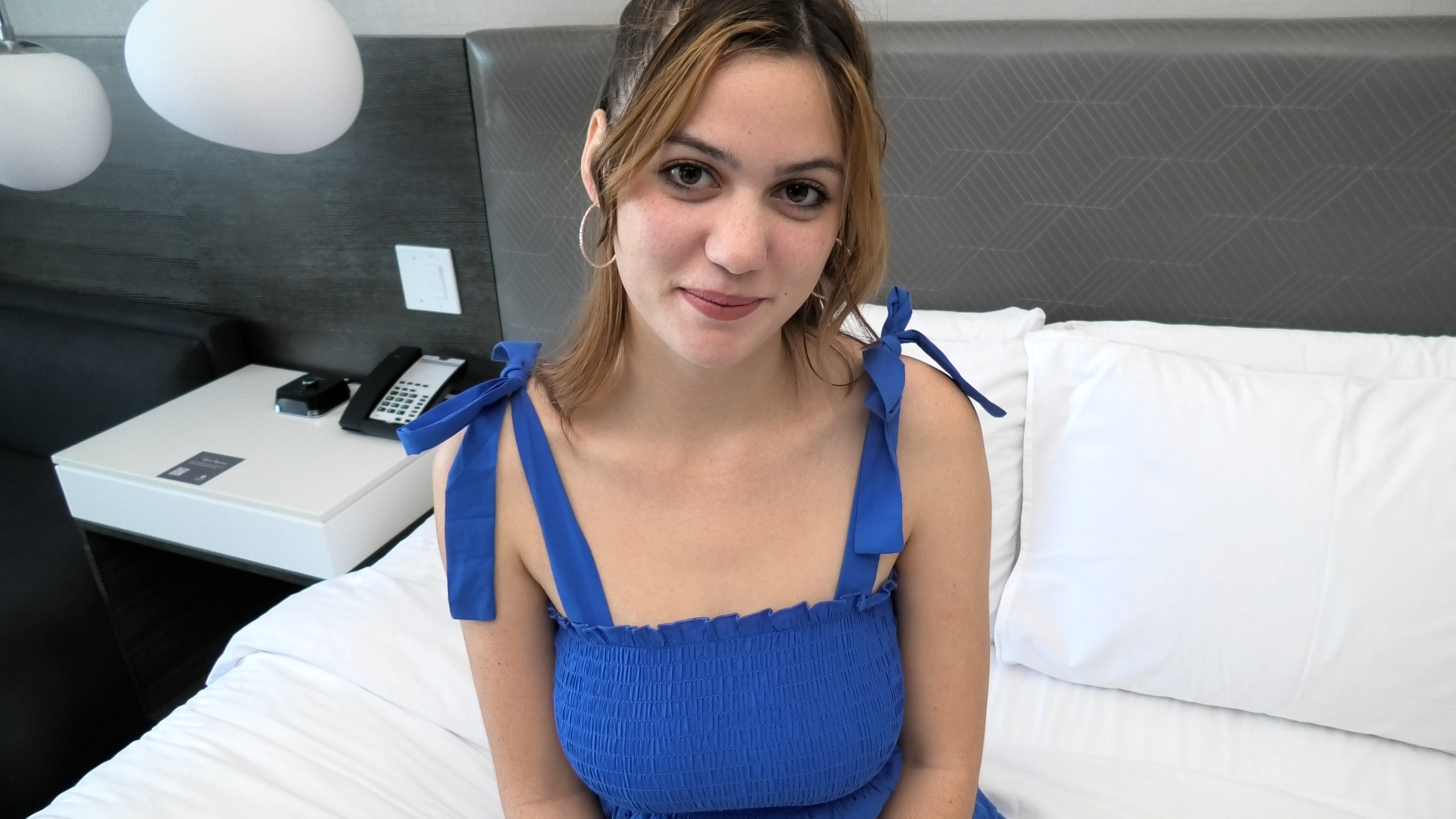 She is just 18 with all-natural DDD tits