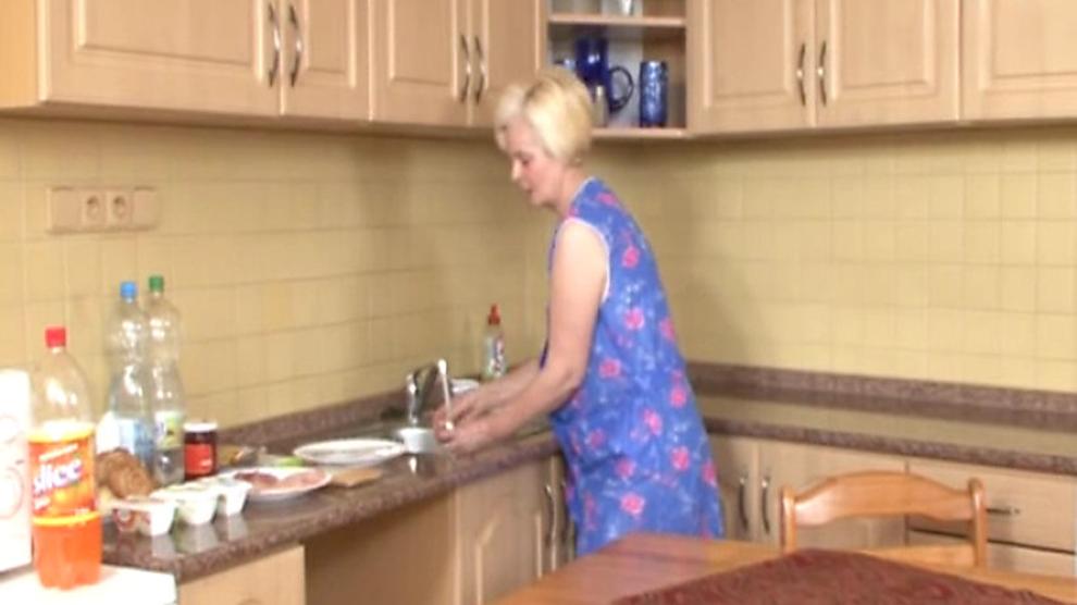 Free HD Mom Serves Up Pussy In The Kitchen Porn Video
