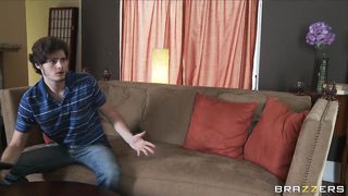 Horny big tit Milf mom is craving her sons friend